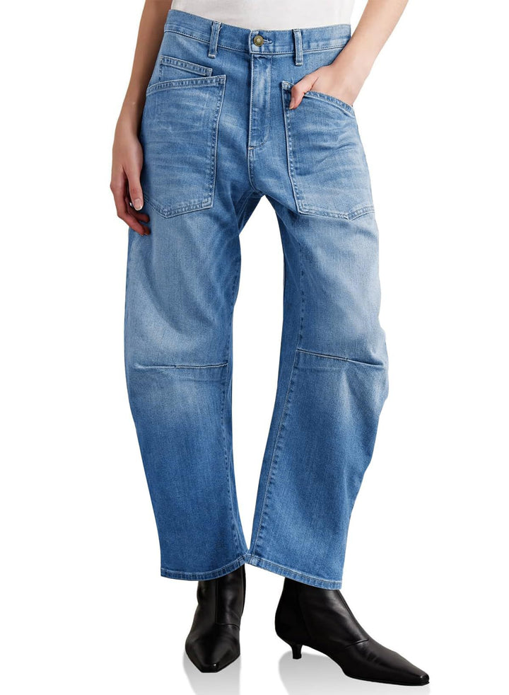 Dame Baggy-jeans i afslappet workwear-stil Stilla
