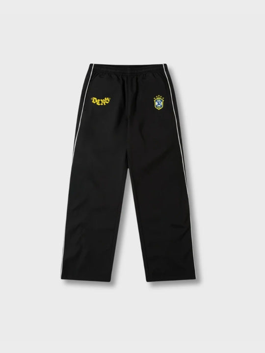 Herren nan sporty joggingbukser med elastisk liv, sidelæns kontrastpiping og lige pasform Skovae