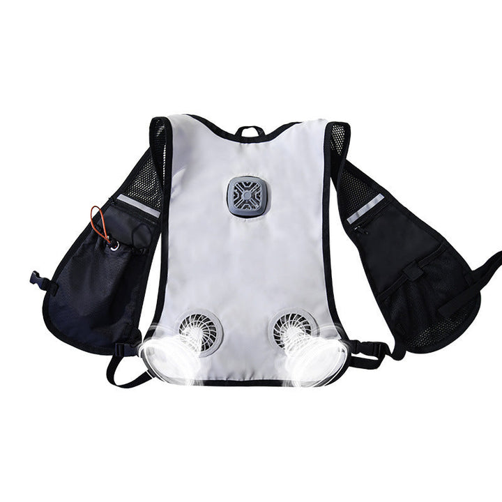 Herrer nan Ventilationskølevest med integrerede blæsere og åndbart mesh Skovae
