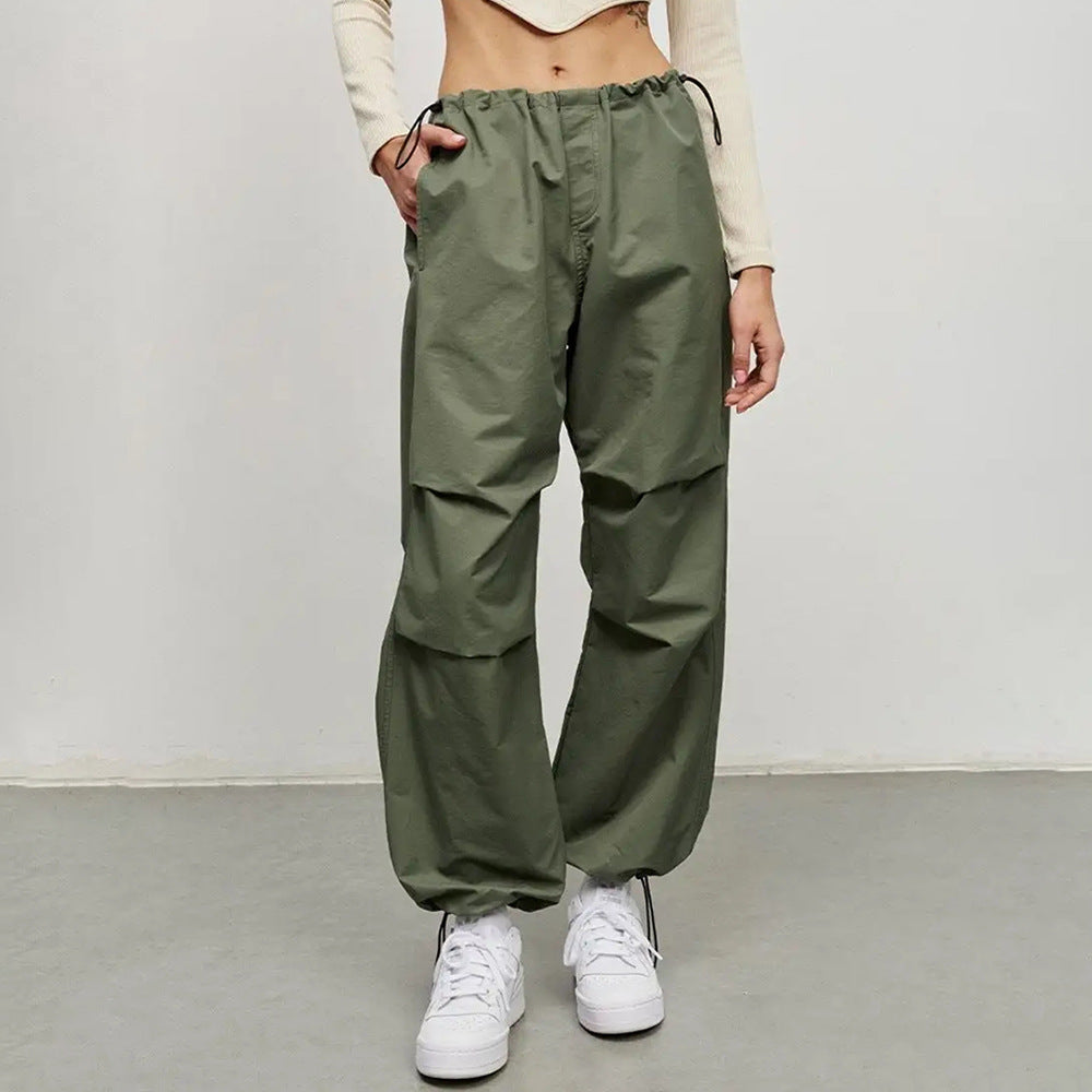 Kvinders sporty casual bukser med justerbar talje og praktiske lommer Stilla