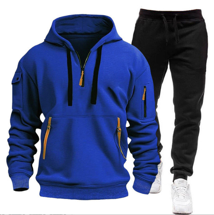 Dame hoodie med funktionelle lynlåslommer og atletisk fit Skovae