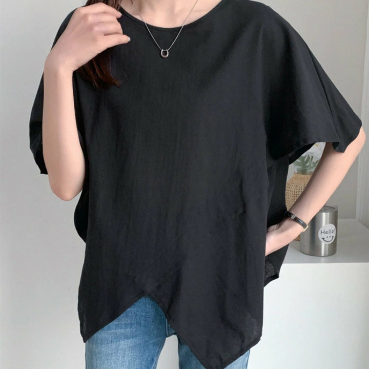 Dame fritid T-shirt med høj og lav bund Stilla