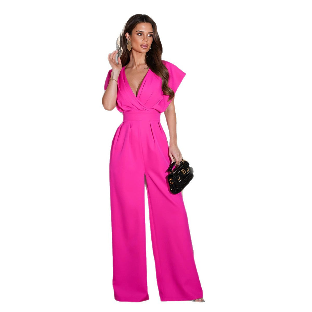 Kvinder elegant bred ben jumpsuit Stilla