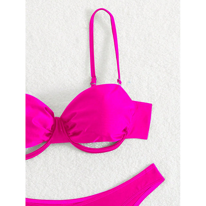 Dame Push-Up Bikini-Sæt med elegant design Skovae