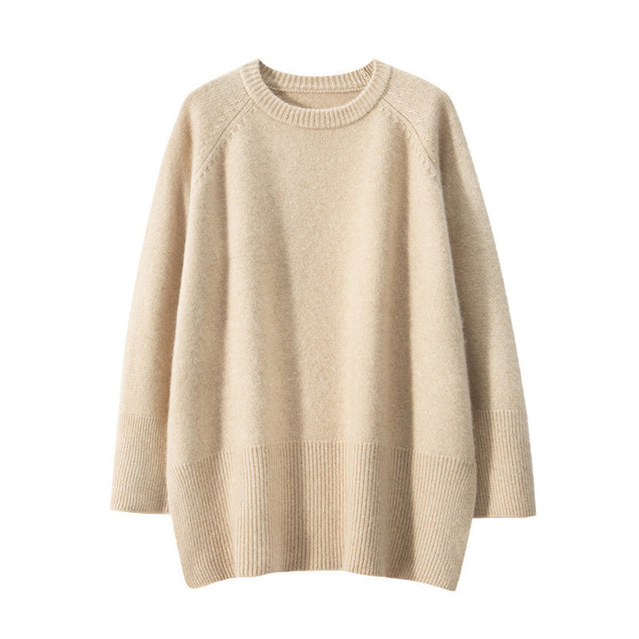 Dame chunky striktrøje med oversized design og voluminøse ærmer Stilla