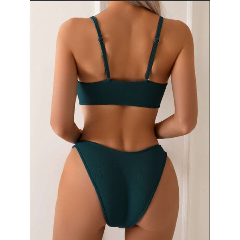 Dame Sport-Bikini-Sæt med sømløst design Skovae
