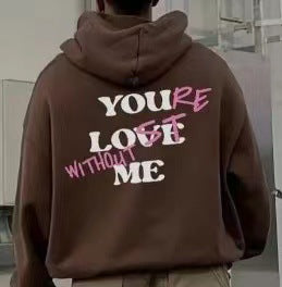 Kvinder Oversized Hoodie med Inspirerende Print Skovae