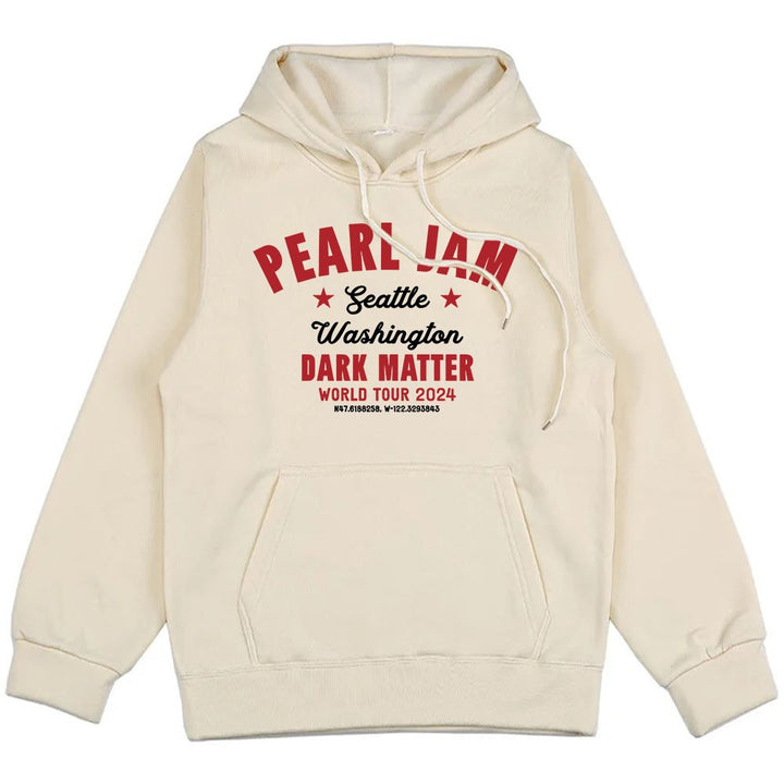 Kvinders Hoodie med Trendy Koncertdesign Skovae
