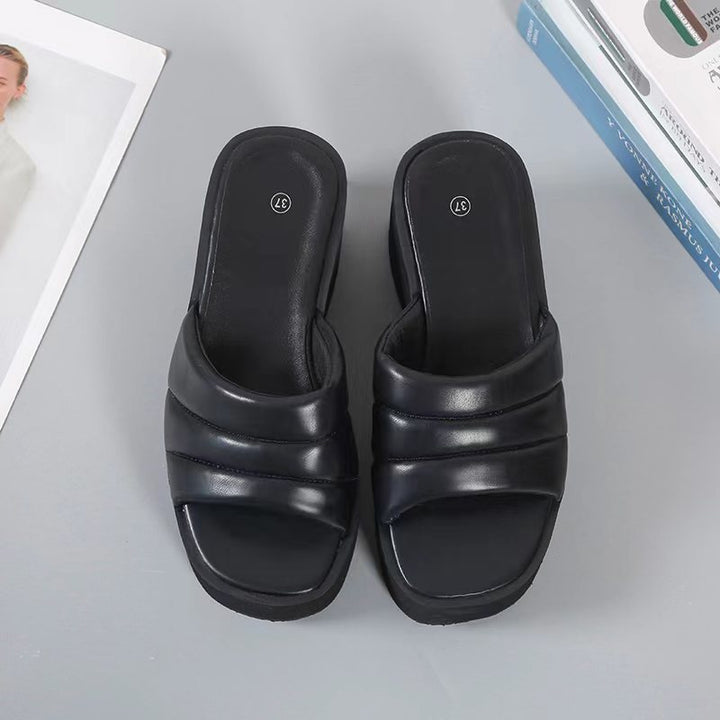 Dame komfortable pantofler med ergonomisk fodseng og stilfulde remme Stilla