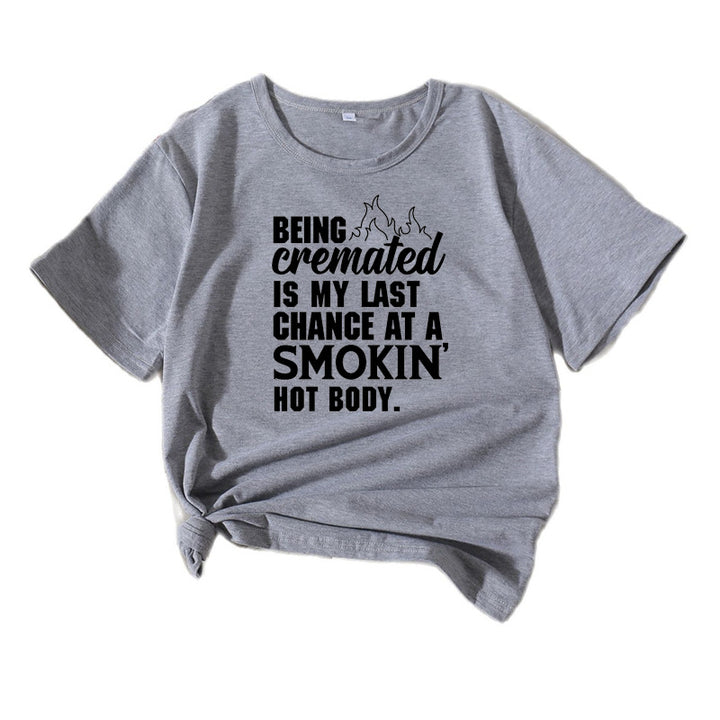 Kvinder Komisk Grafik T-shirt Stilla