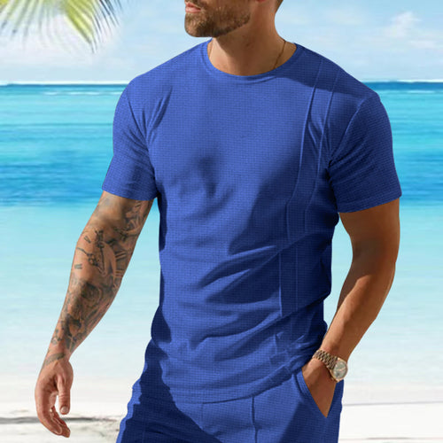 Herrer åndbart sport T-shirt med struktureret design Stilla