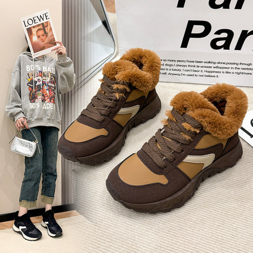 Dame Vinter-Sneakers med blødt inderfor og skridsikker sål Stilla