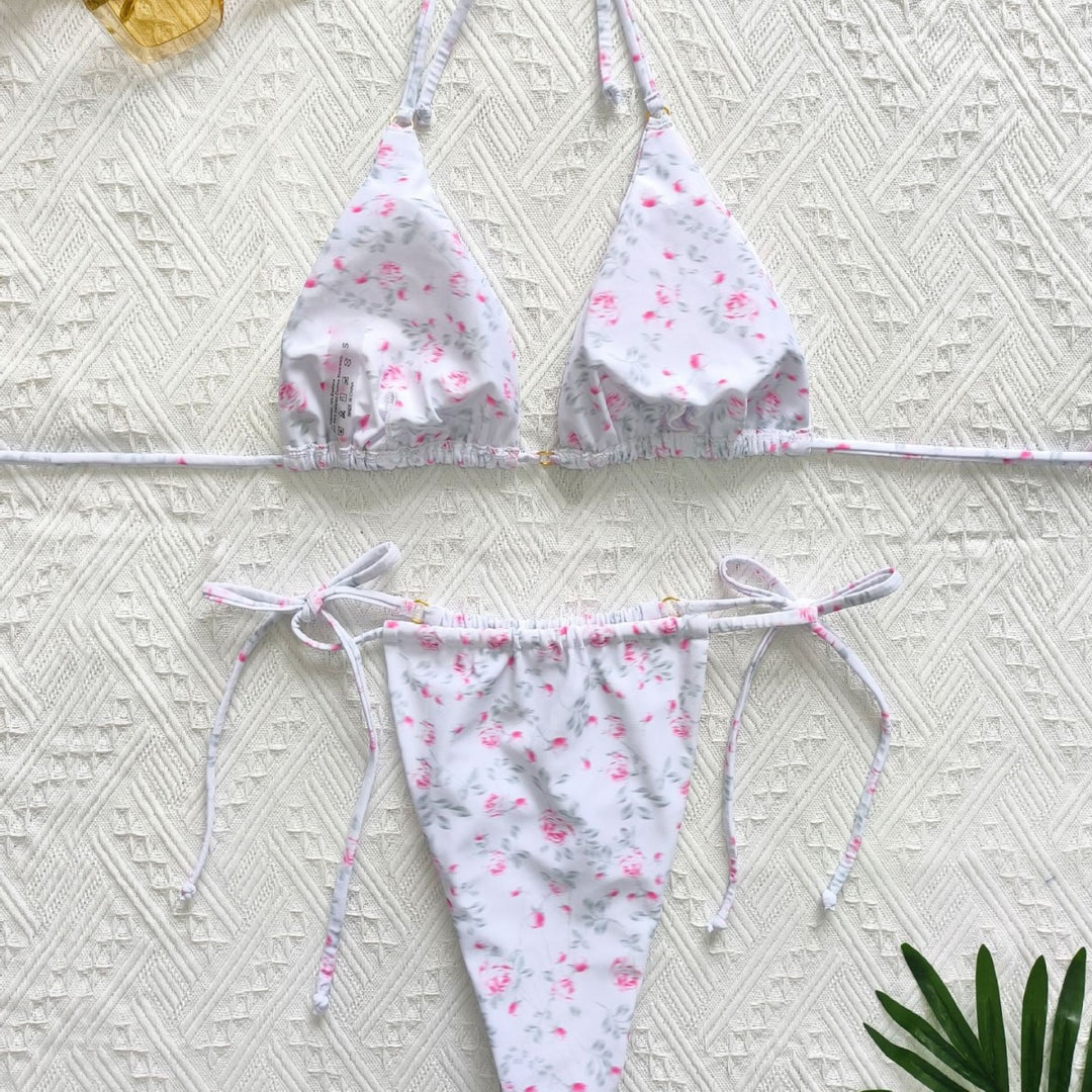 Femme Justerbar Trekant-Bikini-Sæt Stilla