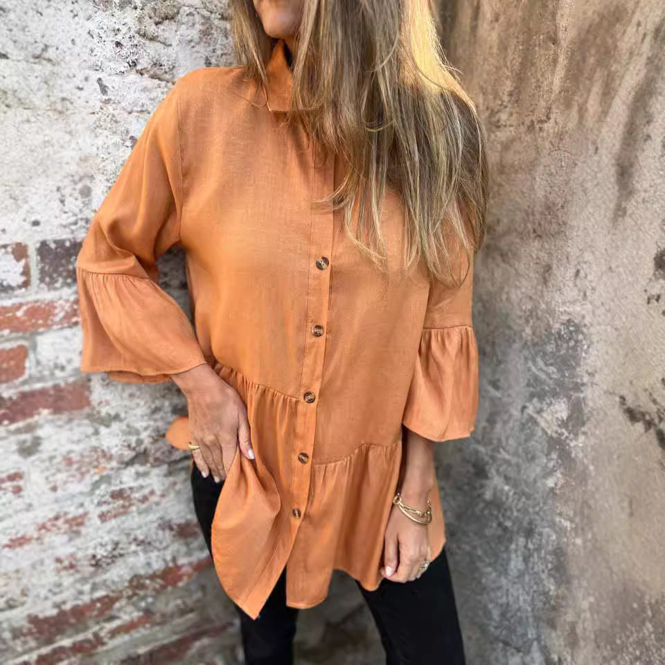 Dame afslappet tunika-bluse Stilla
