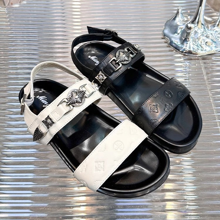 Dame Elegante Sommer-sandaler med justerbart remdesign og luksuriøse accenter Stilla