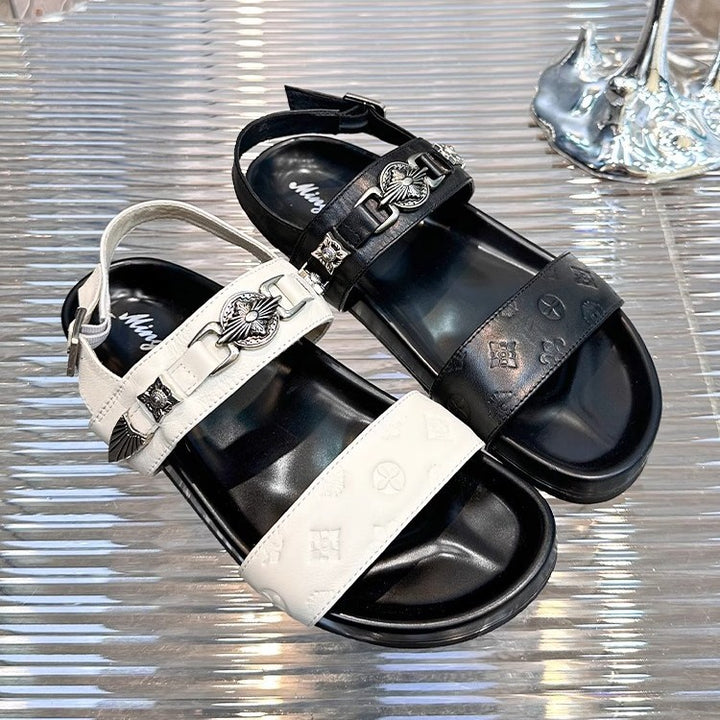 Dame Elegante Sommer-sandaler med justerbart remdesign og luksuriøse accenter Stilla
