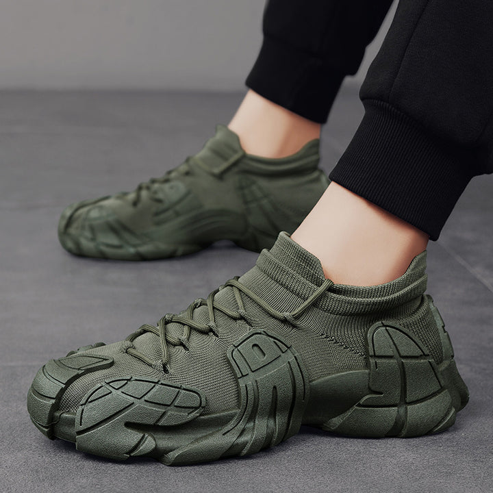 Herrer futuristiske sneakers med sok-lignende design og skridsikker sål Stilla