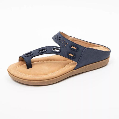 Dame komfortable tæer-split sandaler med justerbart remdesign og ergonomisk fodseng Stilla