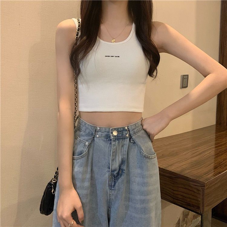 Femme Cropped Ribb tanktop Stilla