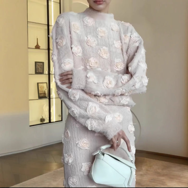 Dame Elegant broderet Maxikjole Skovae