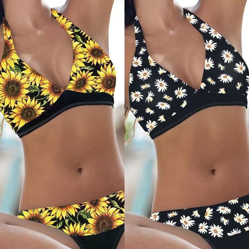 Dame justerbart Tie-Front Bikini-Sæt Stilla