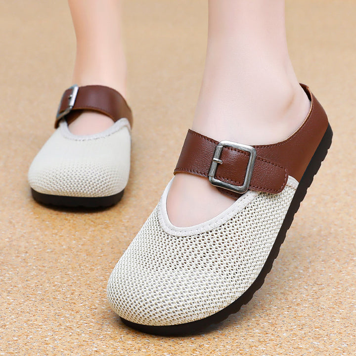 Femme Slip-On Komfort Clogs med justerbare spænder Stilla