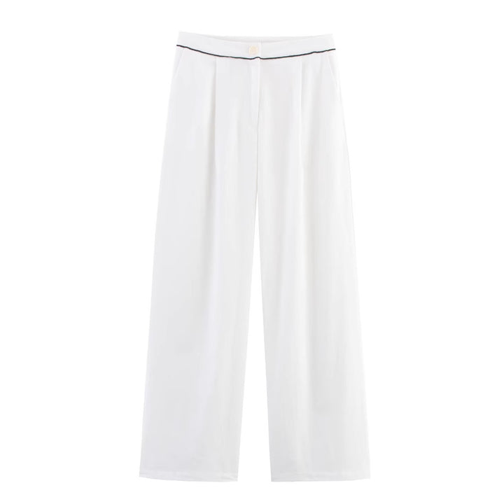 Dame bred Palazzo-bukser med elegant talje Stilla