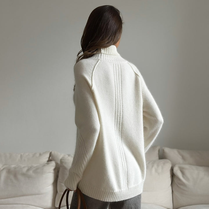 Kvinders bløde fleece sweatshirt med moderne snit og hyggeligt indre Stilla