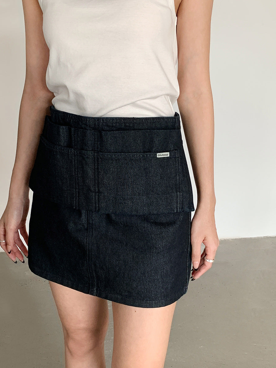 Dame trendy mini nederdel med praktiske lommer og moderne snit Stilla