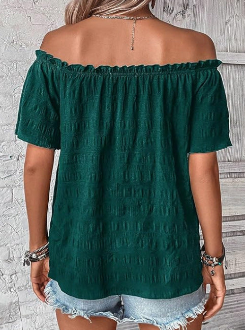Dame Off-Shoulder Bluse Skovae