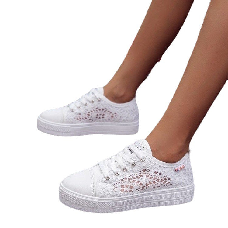 Dame Åndbare Sneakers med elegant Netstruktur Stilla