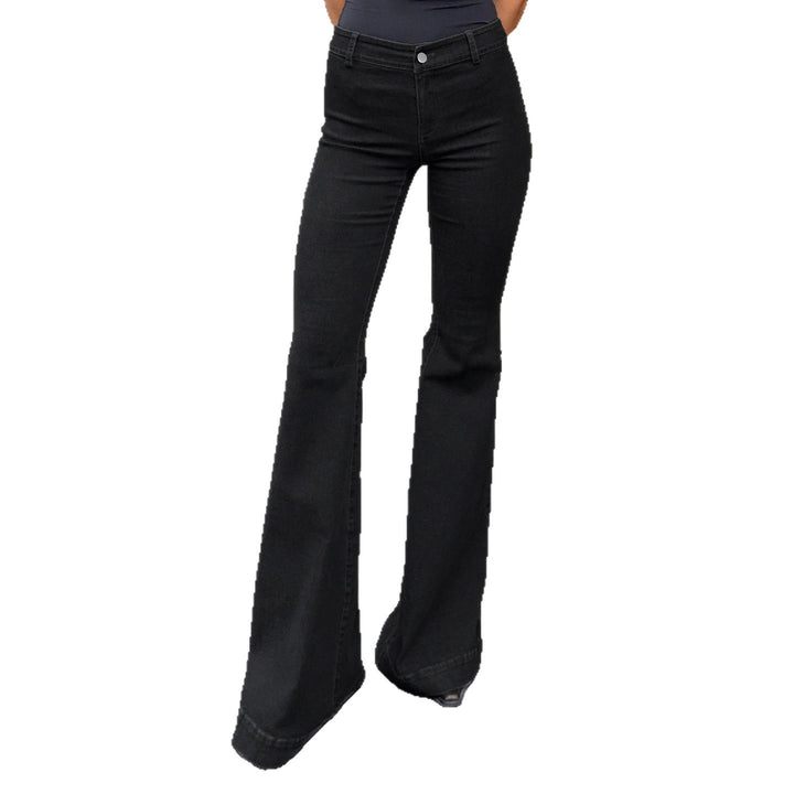 Dame Flared Jeans i elegant design Skovae