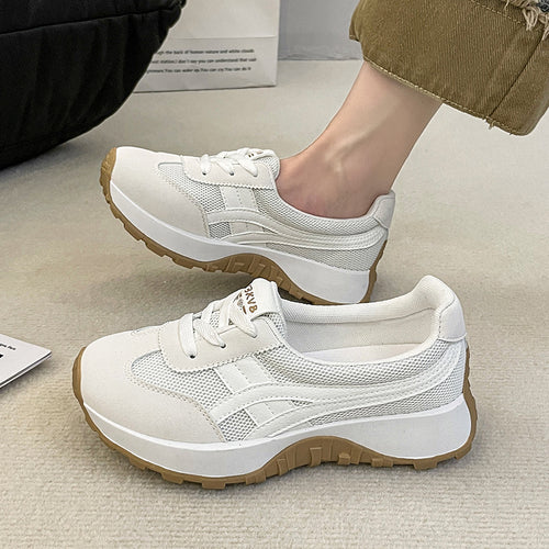 Dame Trail-Sneakers med skridsikre gummisåler og åndbart mesh-overflade Stilla