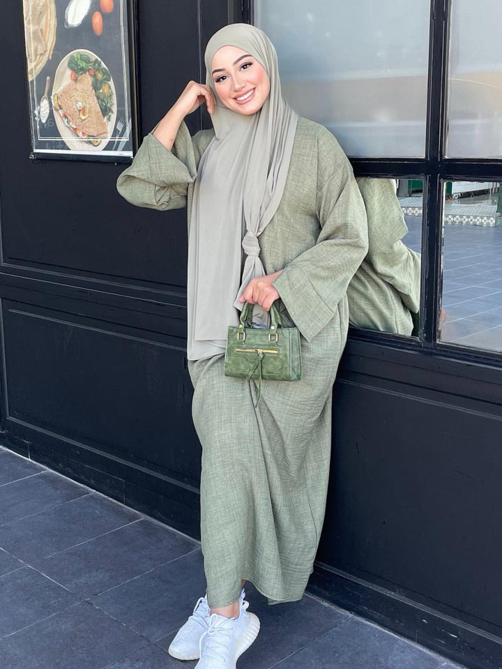 Dame Mode Kaftan med Bred Skæring Stilla