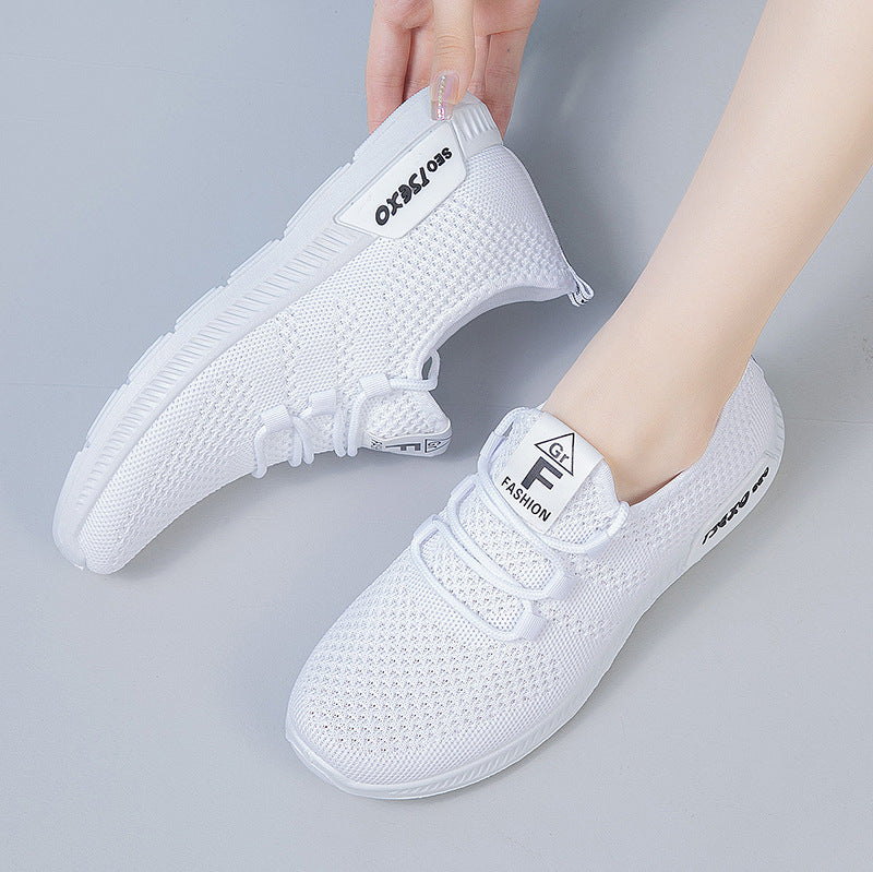 Dame Åndbare Fritid Sneakers med skridsikker Sål Stilla