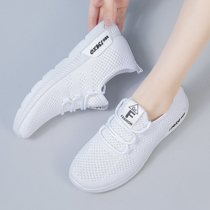 Dame Åndbare Fritid Sneakers med skridsikker Sål Stilla