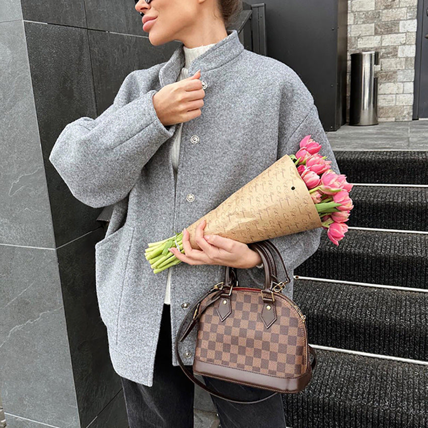 Dame Oversized Uldjakke med moderne snit Stilla