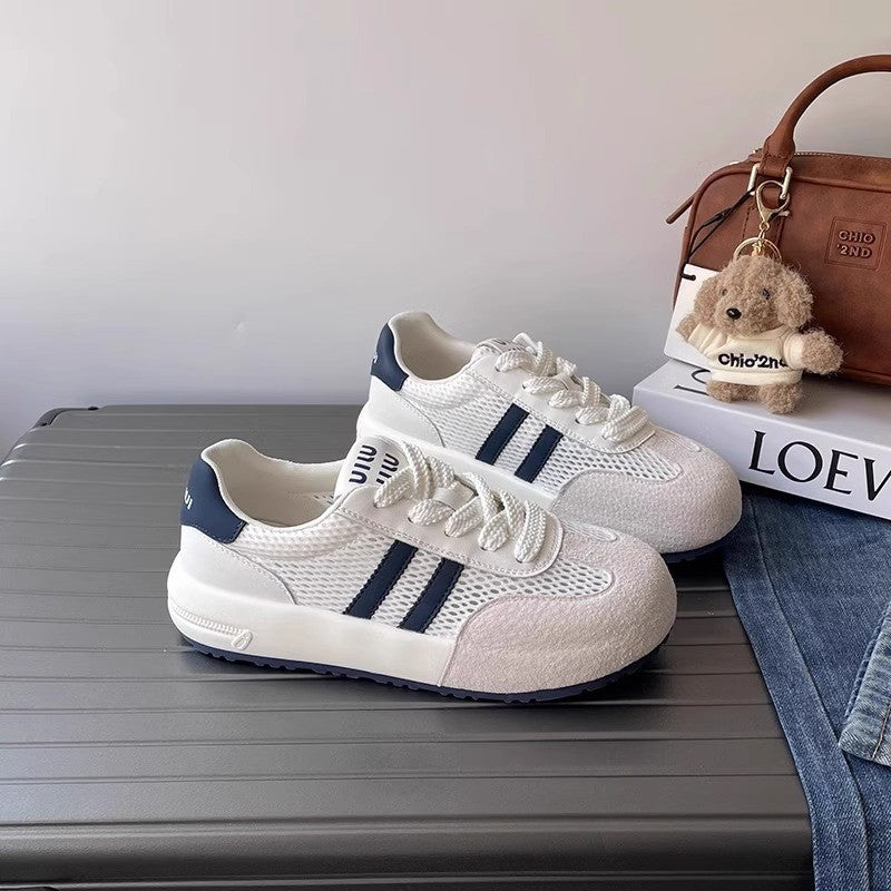 Dame Sporty Sneakers med åndbar mesh-overflade og skridsikker sål Stilla