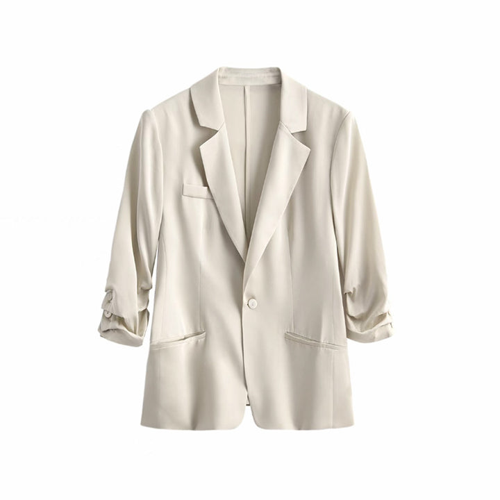 Dame blazer med elegante ærmer og struktureret design Stilla