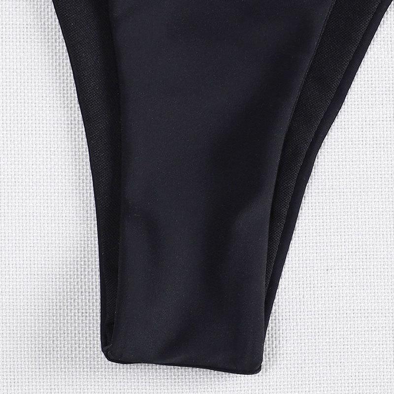 Dame bikini-bukser med justerbare stropper og elegant ringdetalje Skovae