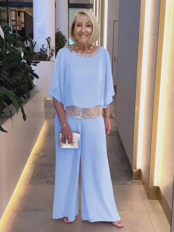 Damer elegant Culotte med glimmer-accente Stilla