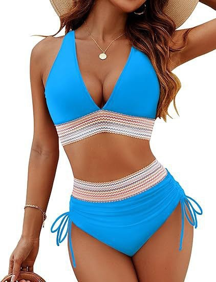 Dame Højskåret Bikini Stilla