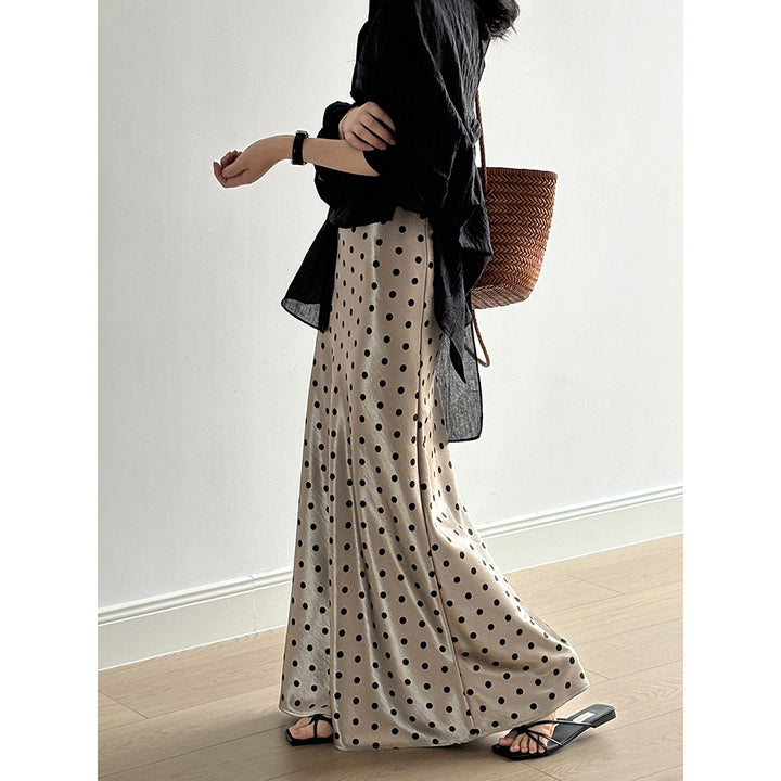 Dame Elegant skåret Polka-dot bukser Stilla