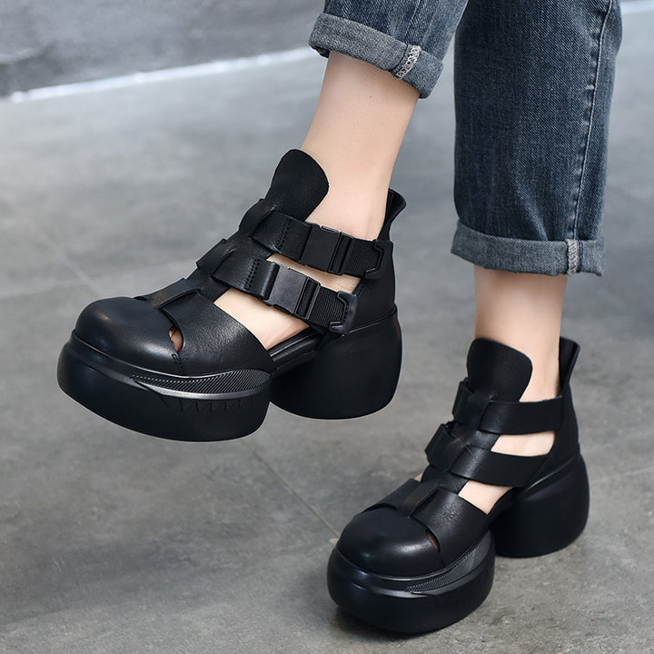 Dame Chunky Sandaler med justerbare stropper og dynamisk profilsål Stilla
