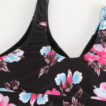 Dame Tankini med florale accenter Skovae