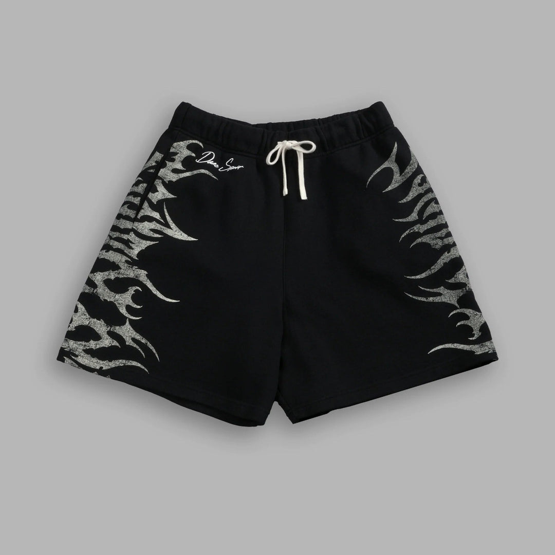 Herre sporty fritidsbukser med dynamisk grafisk design Stilla