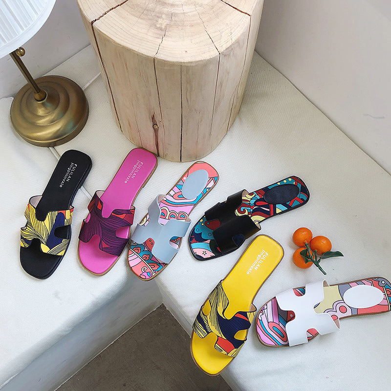 Dame Mode Flip-Flops med legende design Stilla