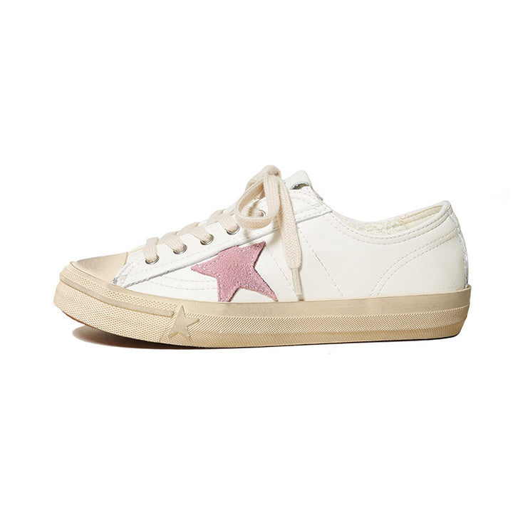 Dame mode sneakers med glitrende metallic-overflade og alsidigt design Stilla