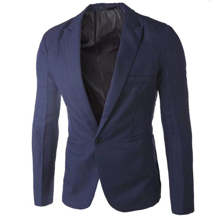 Herres elegant jakkesæt blazer med moderne snit og fin tekstur Stilla