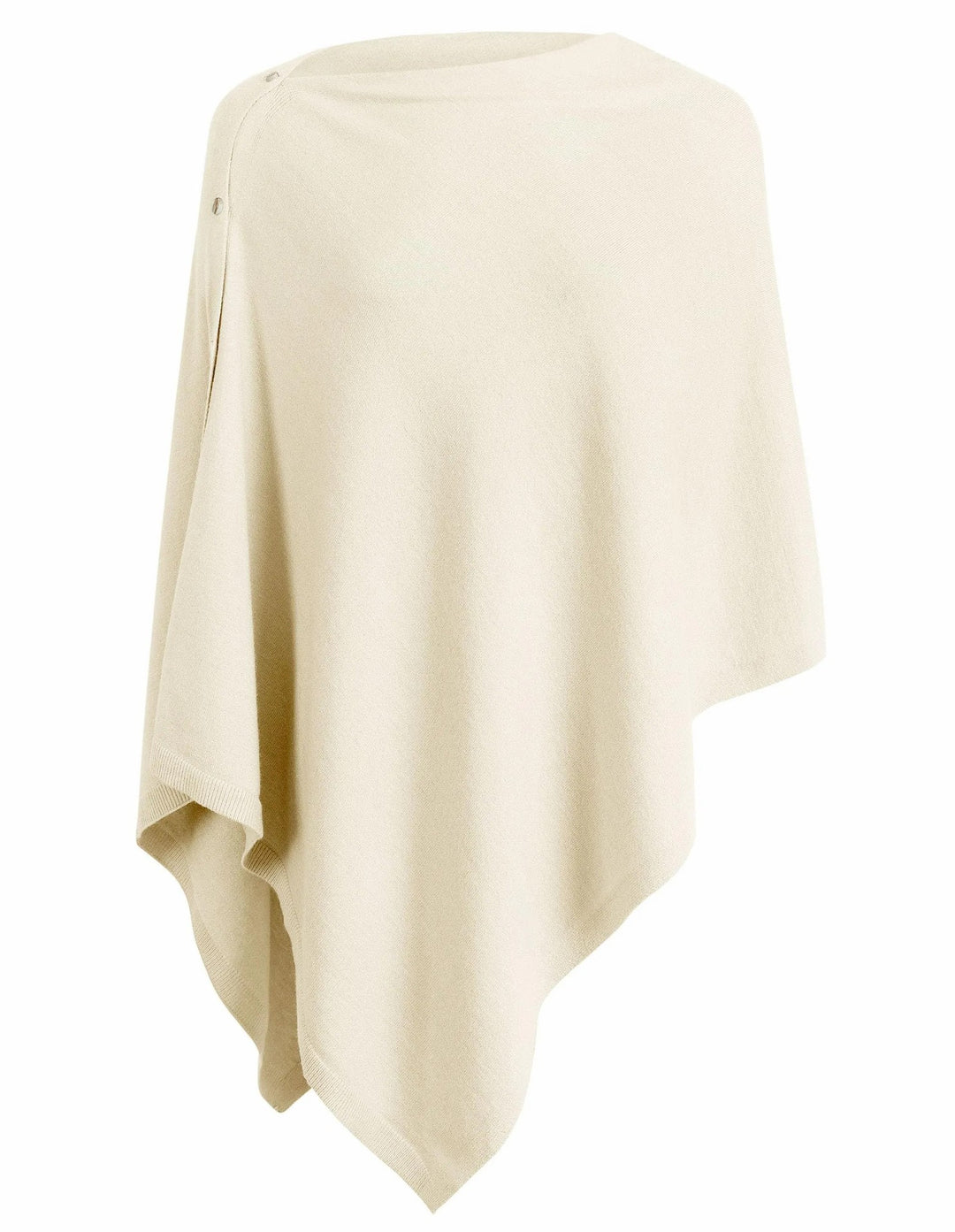 Dame Komfortabel Oversized Poncho Wrap Stilla